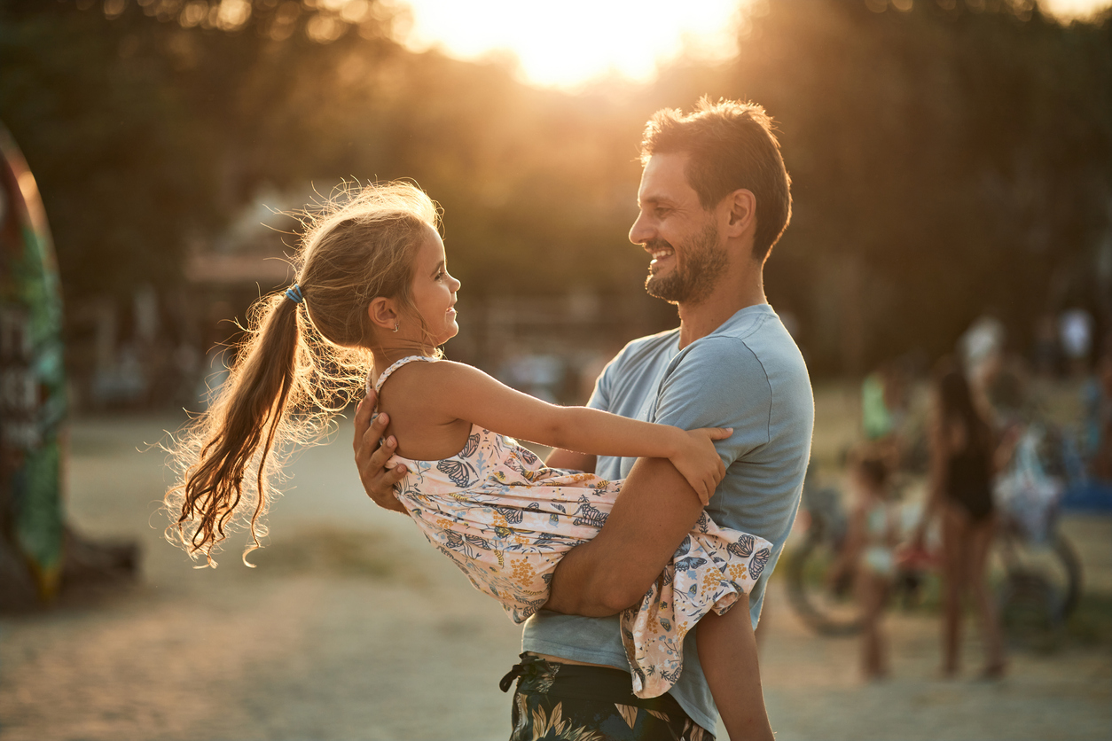 dad and daughter dancing