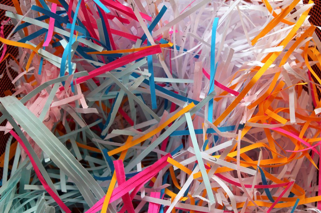 shredded paper